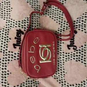 Bebe Red Crossbody Bag